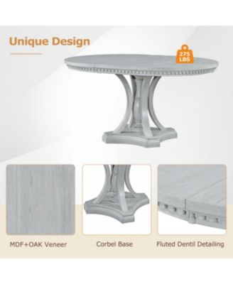 Streamdale Retro Extendable Dining Set - 42"-58" Oval