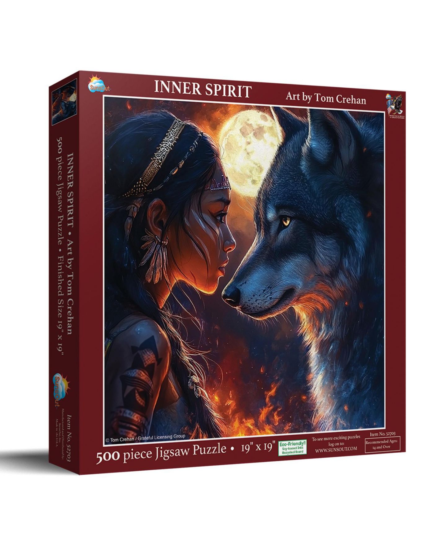 Детский пазл SunsOut Inner Spirit 500 piece Jigsaw Puzzle for Adults — фото 1