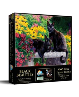 Black Beauties 1000 piece Jigsaw Puzzle for Adults