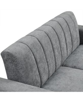 Convertible Soft Cushion Sofa Pull Bed, for Two People to Sit On