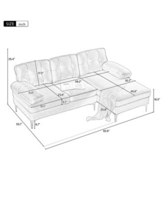 L-Shaped Sectional Sofa