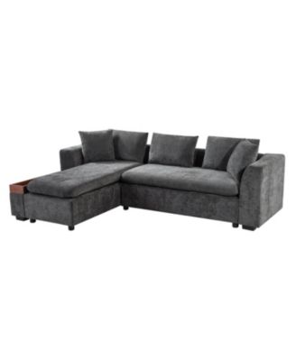 93.7" L-Shaped Sectional Sofa with Storage