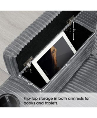 106" L-Shaped Sectional Sofa with USB