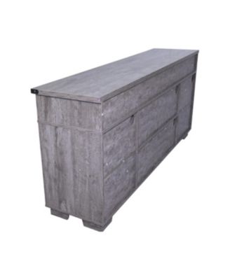 65" LED TV Stand with Barn Door