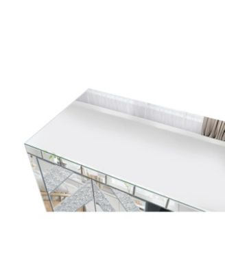 47" Mirror TV Console - Doors Open Storage