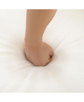 White Chenille 2-Seater Sofa with Storage Ottomans