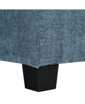 Chenille U-Shaped Sectional Sofa with Adjustable Pillows