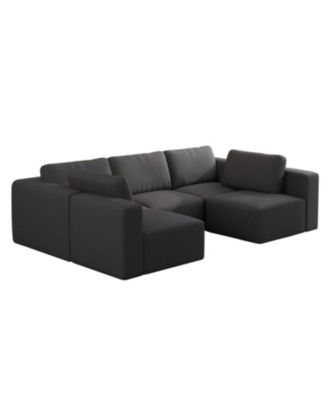 Modular Sectional Sofa Sleeper Couch w/ Chaise & Ottoman,(Combo 3A+2B)