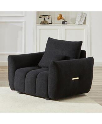 36.8" Teddy Fabric Sofa - Modern Lounge Chair