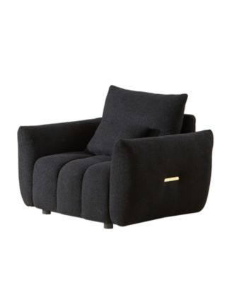 36.8" Teddy Fabric Sofa - Modern Lounge Chair