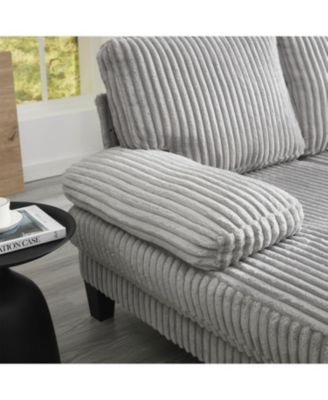 U-Shaped Sofa with Double Chaise, Oversized 4-Seat Couch