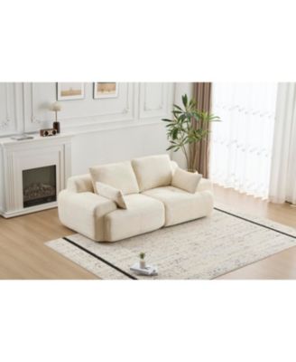 Modern Memory Foam Corduroy Sectional Sofa