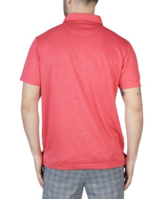 Men's Slub Micro Pique Polo w/Contrast Trim