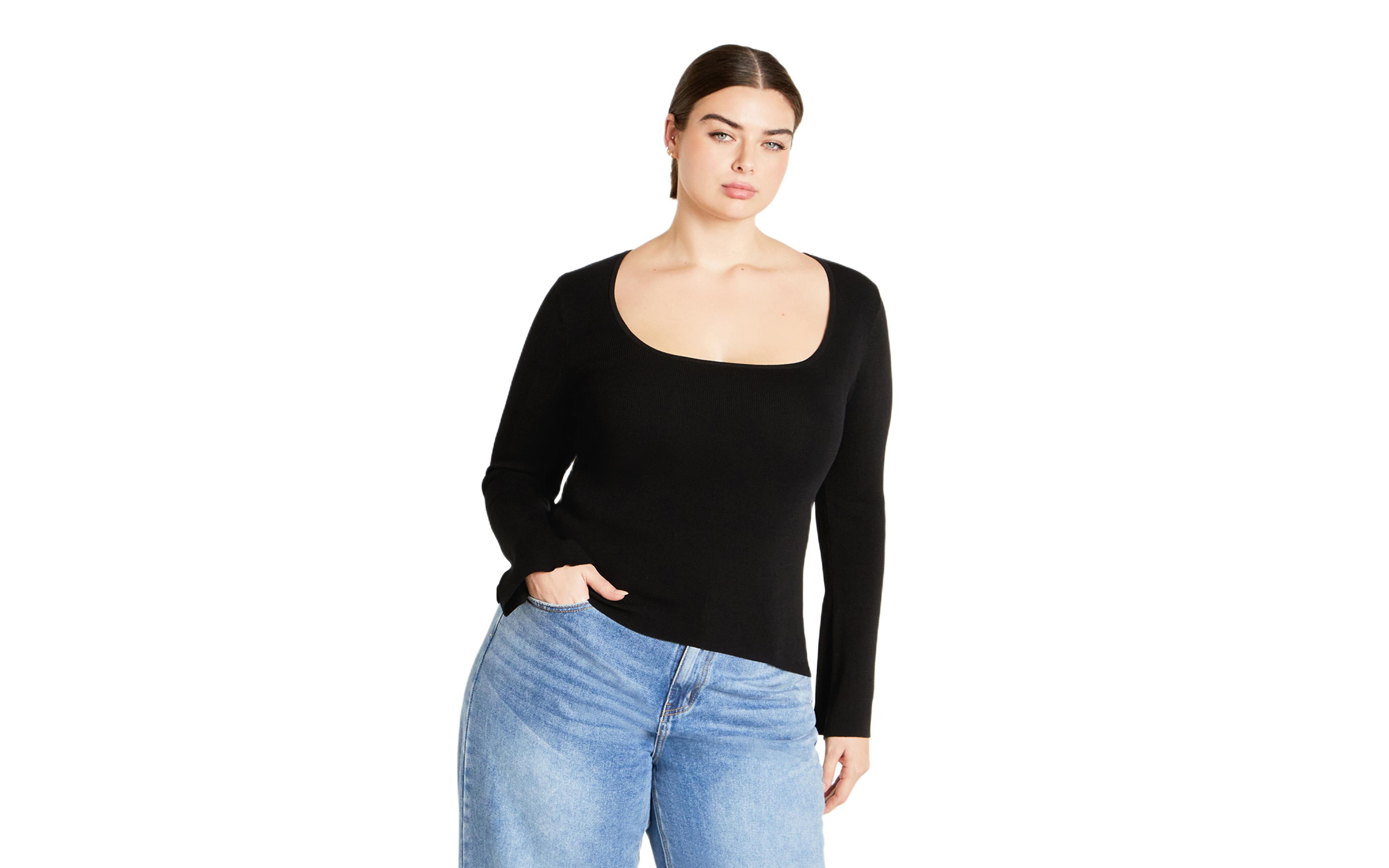 City Chic Plus Brooklyn Sweater