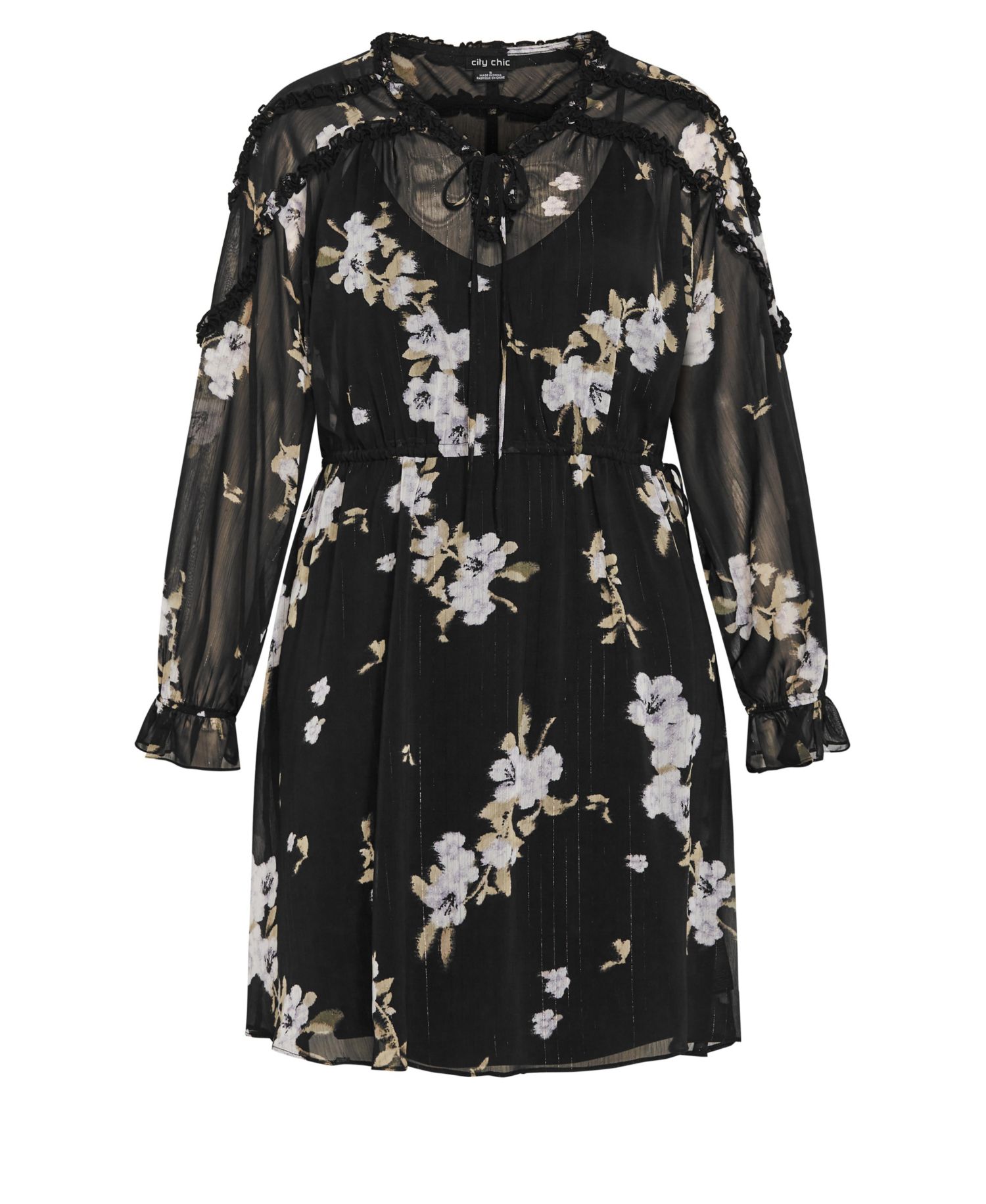 Plus Size Amira Print Dress