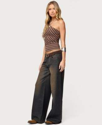 Women's Asymmetric One Shoulder Top