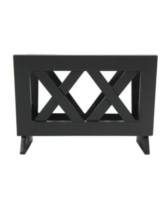 Contemporary Solid Wood Magazine Rack