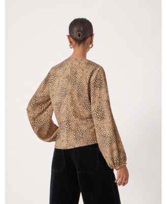 Women's Grace Satin Long Sleeve Top