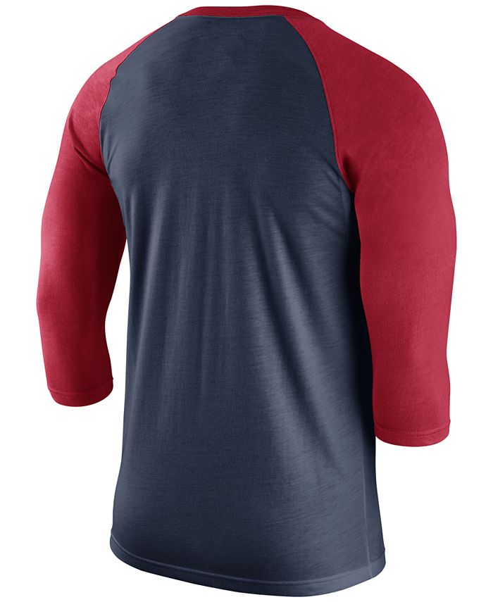 Nike Men's Boston Red Sox Wordmark Raglan T-Shirt & Reviews - Sports ...
