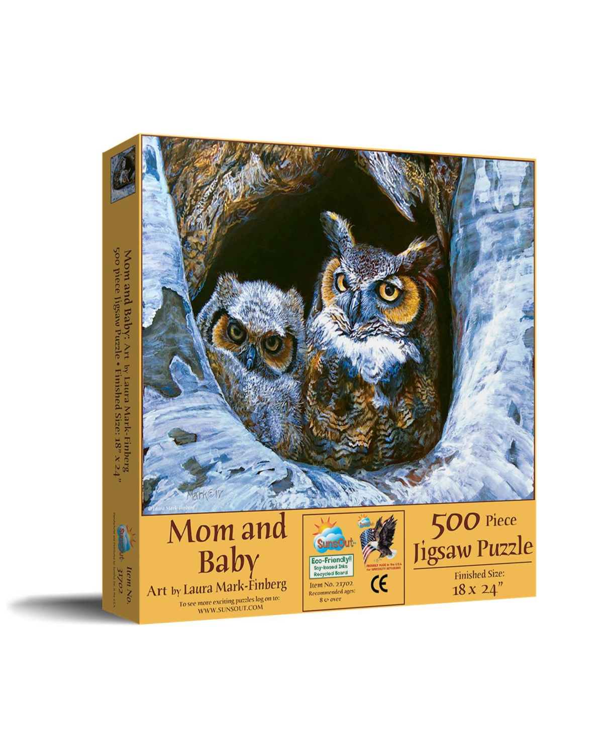 SunsOut Mom and Baby 500 piece Jigsaw Puzzle for Adults