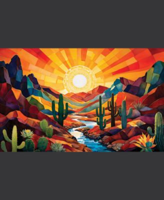 Southwestern Sunrise 550 piece Jigsaw Puzzle for Adults