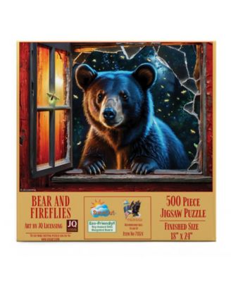 Bear and Fireflies 500 piece Jigsaw Puzzle for Adults