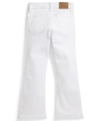 Girls' 2T-6X Flared Stretch Denim Jeans