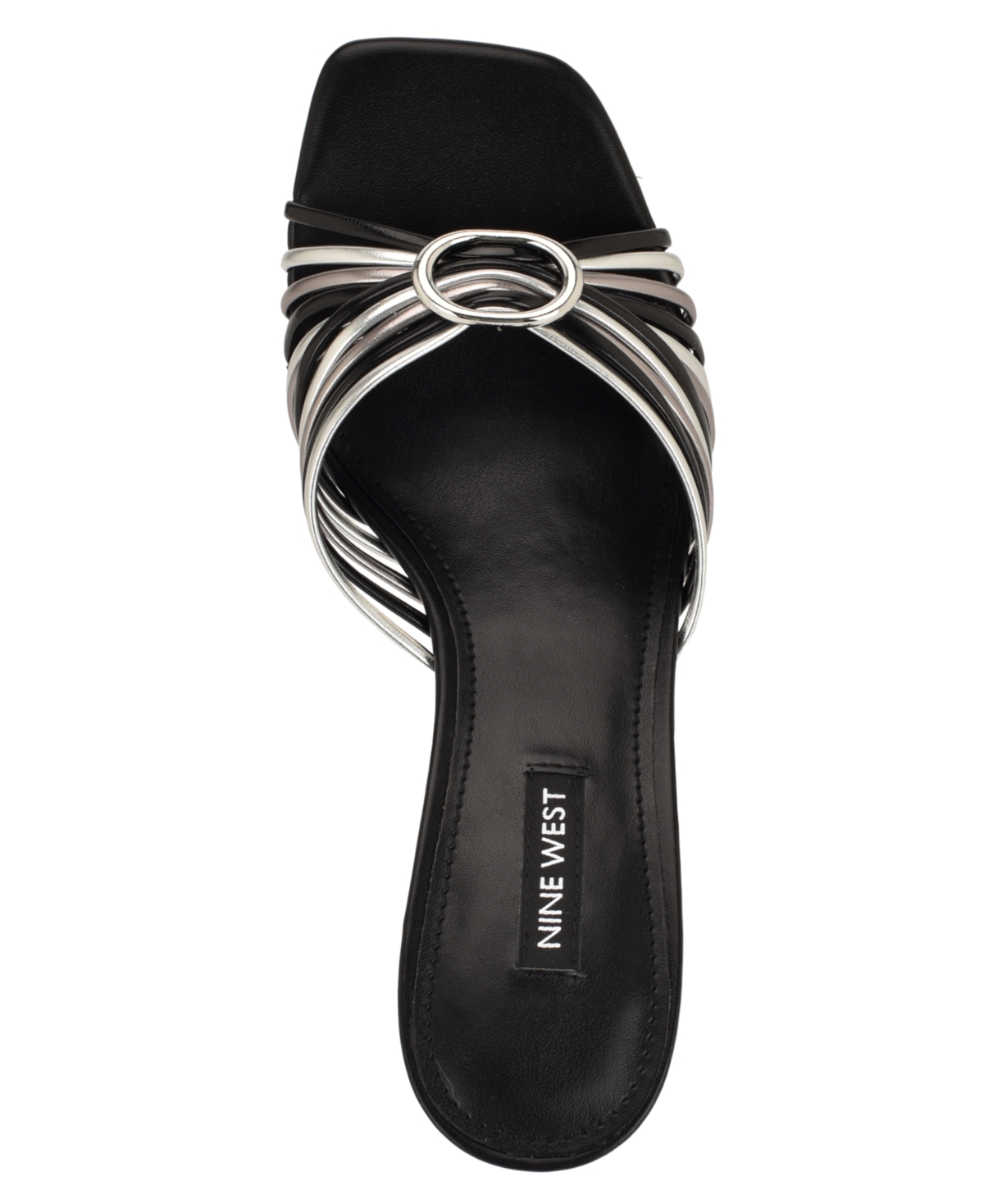 Nine West Women's Dumel Strappy Kitten Heel Dress Sandals