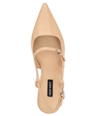 Women's Amayo Mary Jane Slingback Kitten Heel Pumps