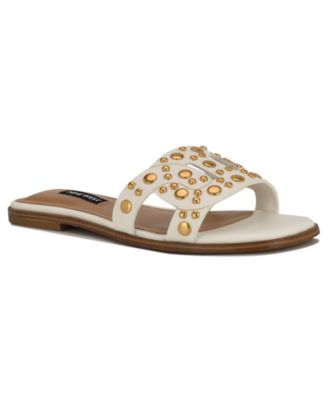 Women's Gomaz Embellished Flat Slip-On Sandals