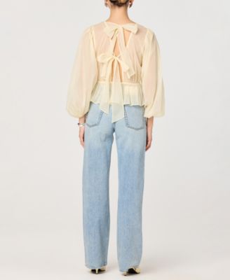 Women's Crewneck Long-Sleeve Top