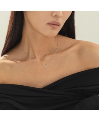 14k Gold Plated Marielle Mini Cross Necklace Holiday Gift Idea.