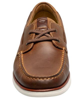 Men's Tropics Elastic Lace Moc-Toe Boat Shoes