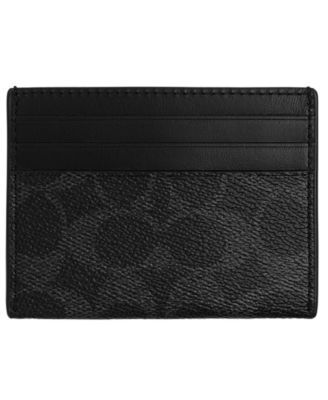 Men's Signature Flat Card Case  