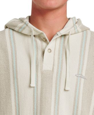 Men's Playa Henley Placket Regular-Fit Hoodie