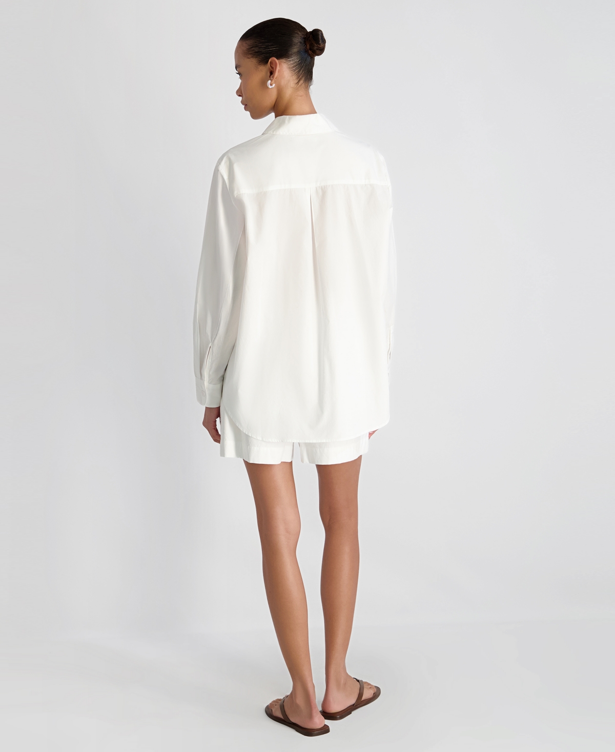 French Connection Women's Poplin Button-Down Top