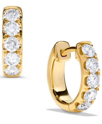 Diamond Earrings (1 ct. t.w.) in 14k Yellow Gold (Also Available in 14k White Gold)