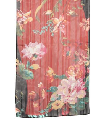 Scatter Floral Oblong Scarf