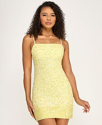 yellow dresses for juniors Formal Here you can have more choices Yellow Two Piece Prom Dresses