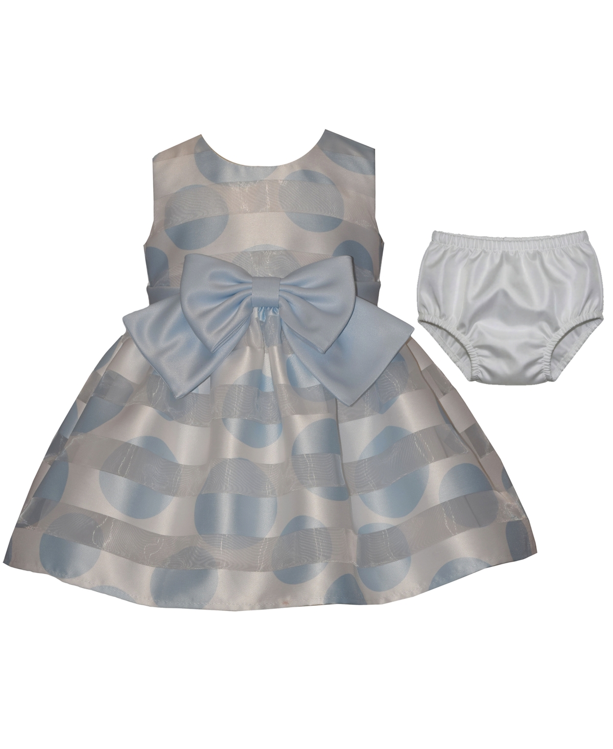 Bonnie Baby Girls' Polka Dot Party Dress and Bloomers