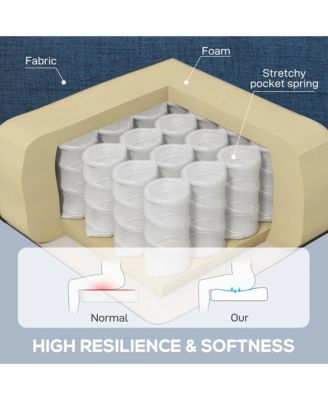 Button-Tufted Accent Chair with High Wingback, Rounded Cushioned Armrests