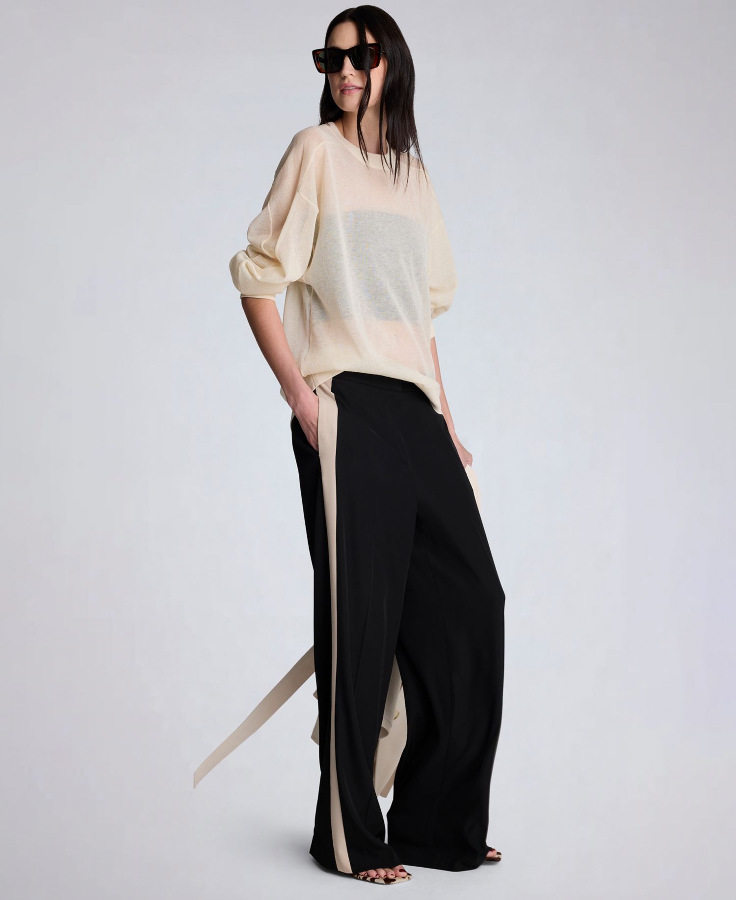 Women's High Rise Side Stripe Pants