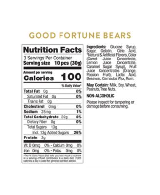 Lunar New Year Good Fortune Candy Bears Cube Kit, 3 Pieces