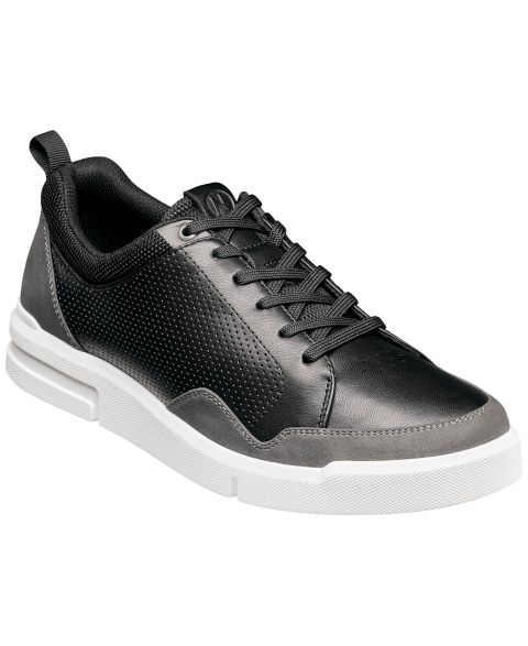 Мужские кроссовки Nunn Bush Kore City Rally Moc-Toe Lace-Up, цвет: Чёрный разноцветный