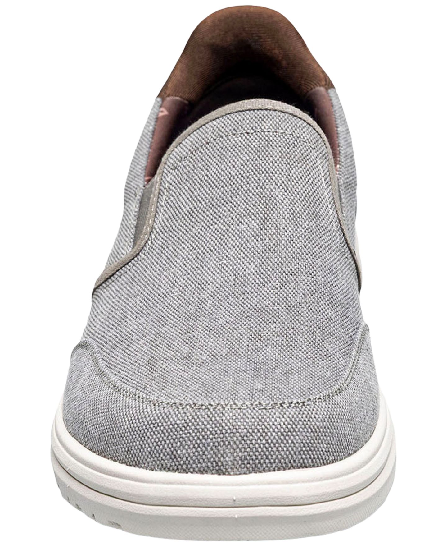 Обувь Nunn Bush Brew City Moc Toe Slip On Shoes, цвет: Серый разноцветный — фото 6
