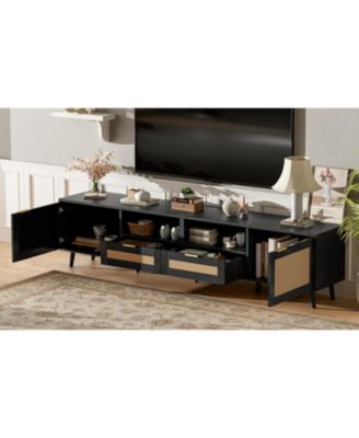 Rattan TV Stand for TVs