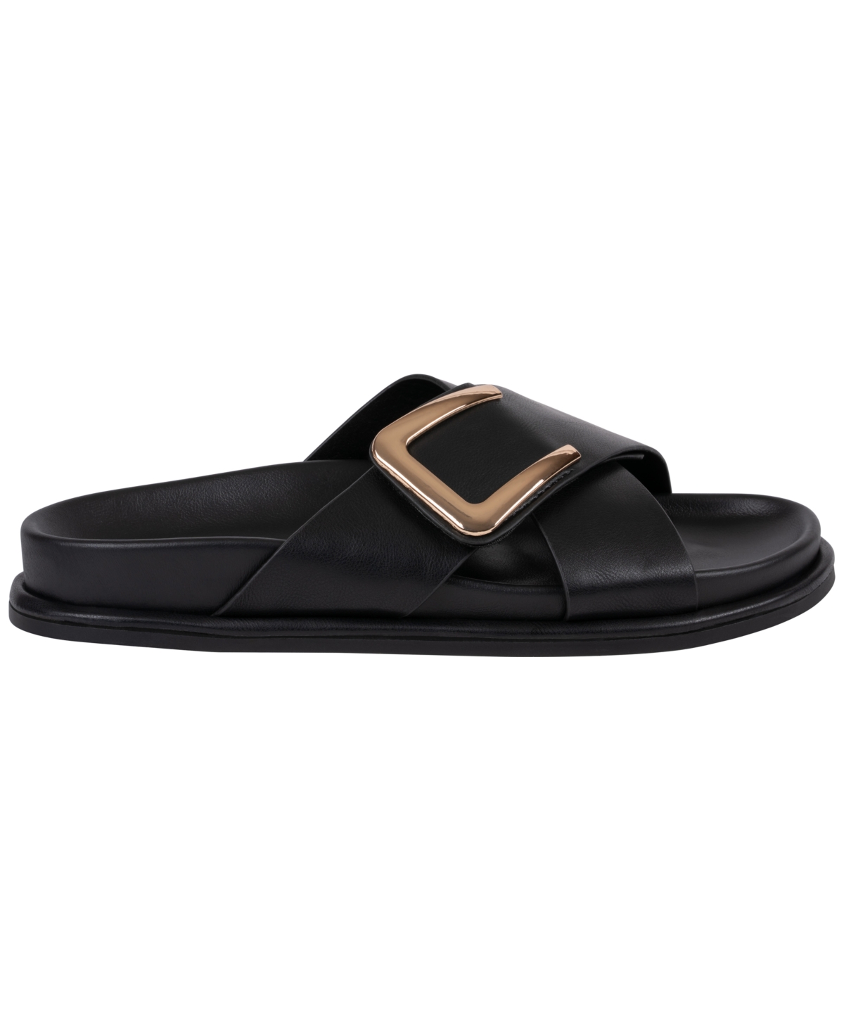 Gc Shoes Women's Buckle Detail Slip-On Sandals