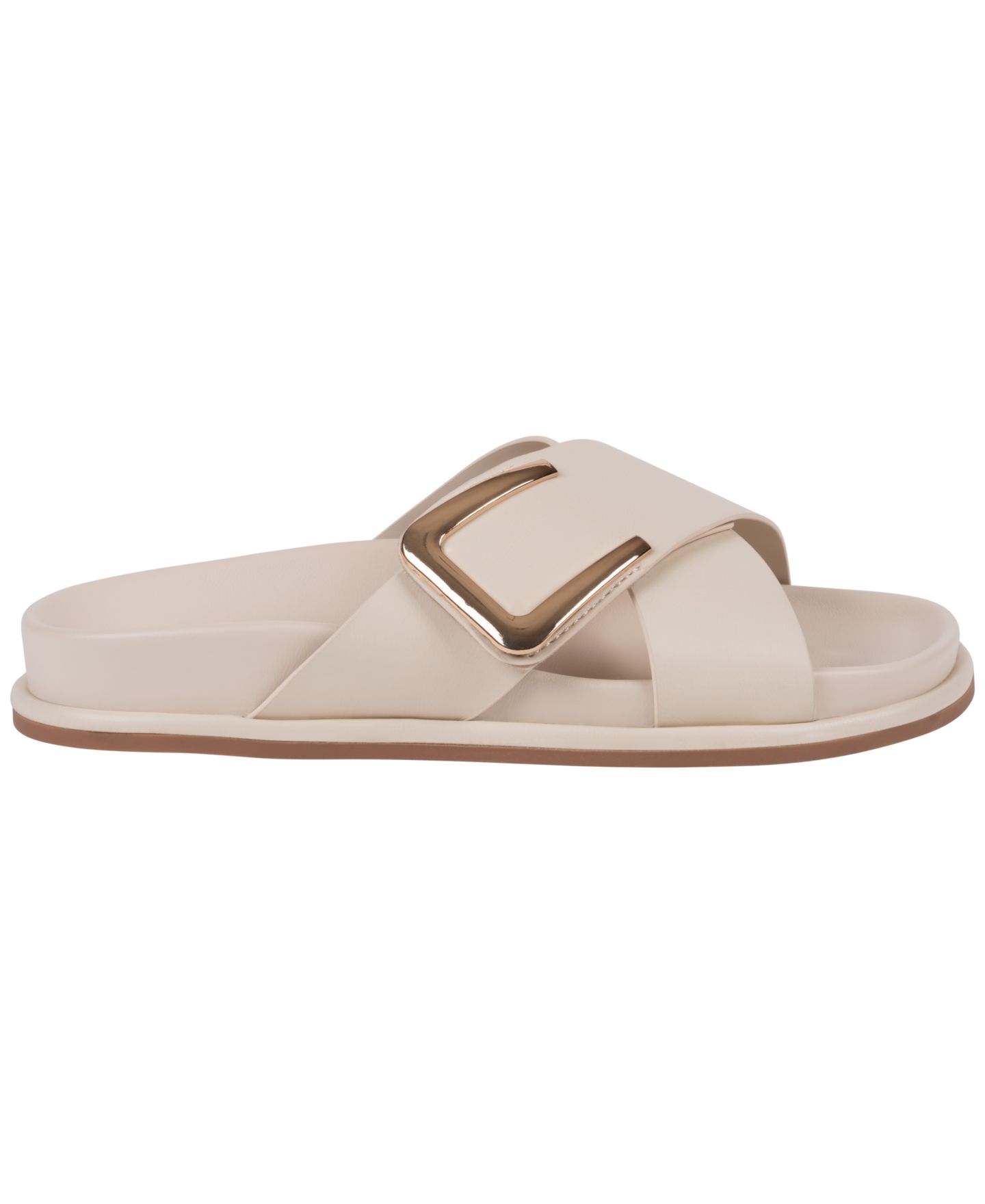 Женские сандалии GC Shoes Weekend Crisscross Footbed, цвет: Бежевый — фото 2