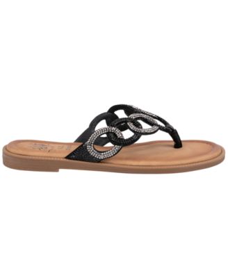 Women's Vania Chain Link Thong Flat Sandals