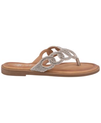 Women's Vania Chain Link Thong Flat Sandals